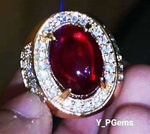 Model Cincin Permata Merah